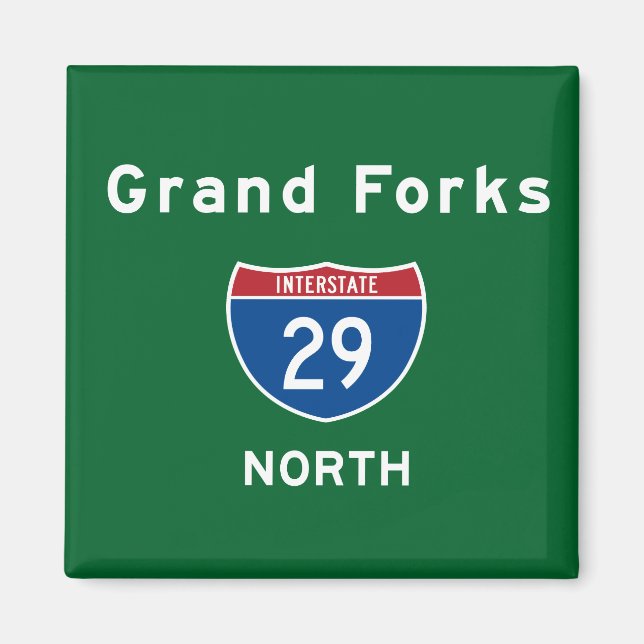 Íman Grand Forks 29 (Frente)