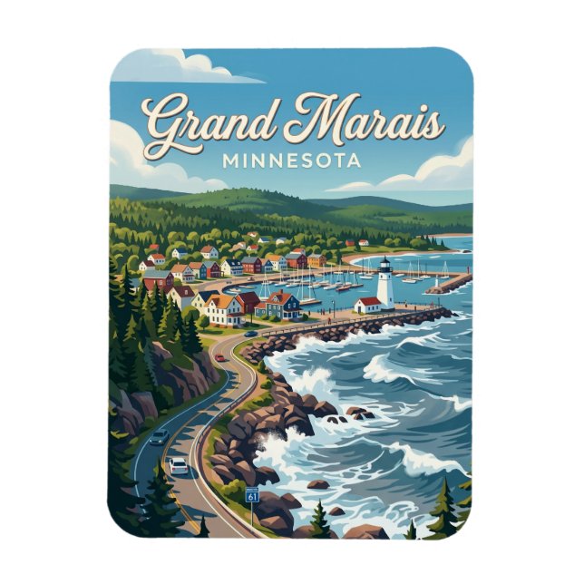 Íman Grand Marais EUA (Vertical)