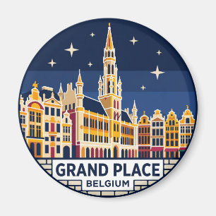 Íman Grand Place Bélgica