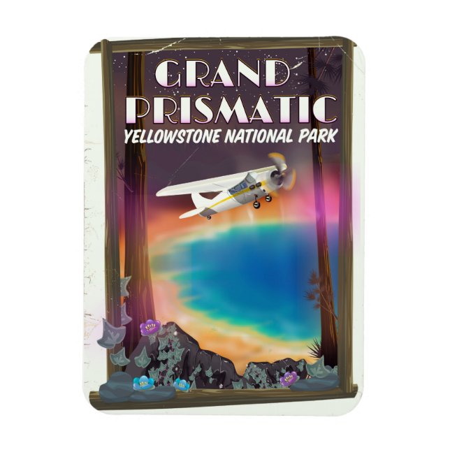Íman Grand Prismatic, Parque Nacional de Yellowstone, E (Vertical)