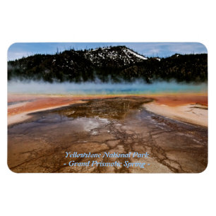 ÍMAN GRAND PRISMATIC SPRING NO PARQUE YELLOWSTONE