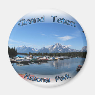 Íman Grand Teton, EUA, parque nacional vadio