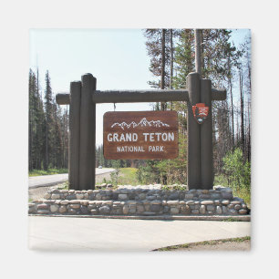 Íman Grand Teton National Park, US National Park, Sinal