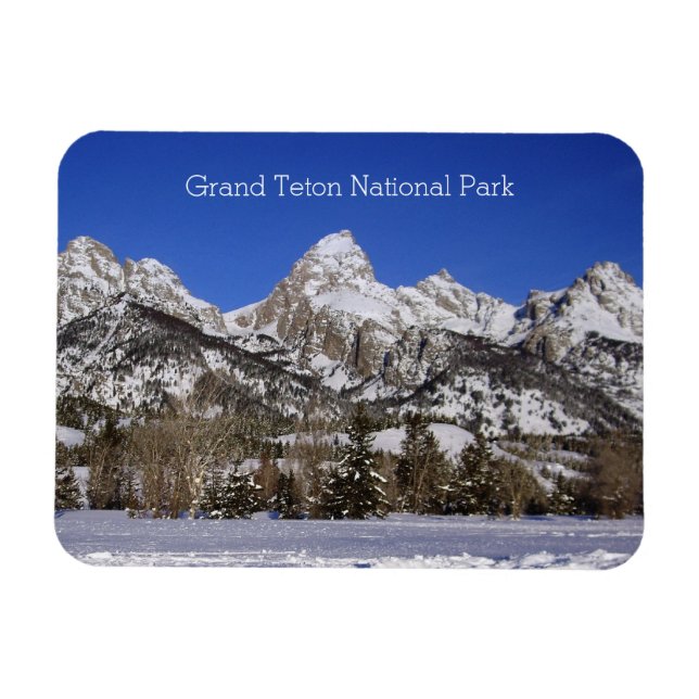 Íman Grand Teton National Park Winter Flexible (Horizontal)