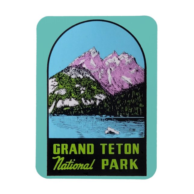 Íman Grand Teton National Park, Wyoming (Vertical)