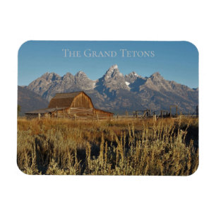 Íman Grand Teton National Park Wyoming com o Barn