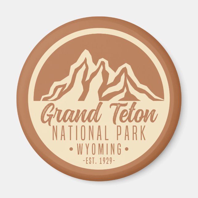 Íman Grand Teton National Park Wyoming EUA (Frente)