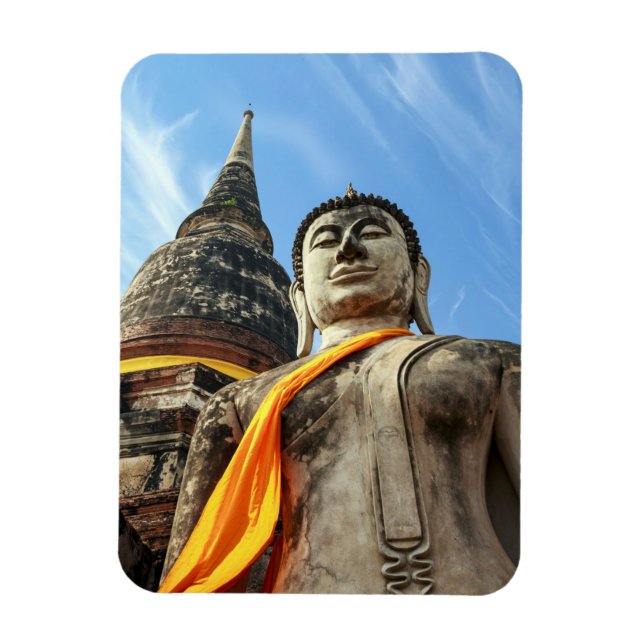 Íman Grande Buda em Ayutthaya, Tailândia (Vertical)