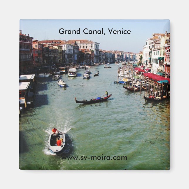 Íman Grande Canal, Veneza da Ponte Rialto (Frente)
