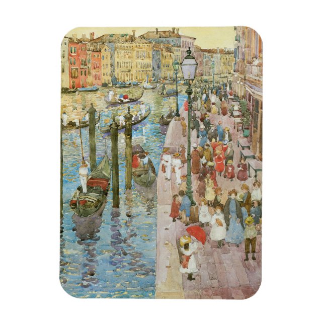 Íman Grande Canal, Veneza por Maurice Prendergast (Vertical)