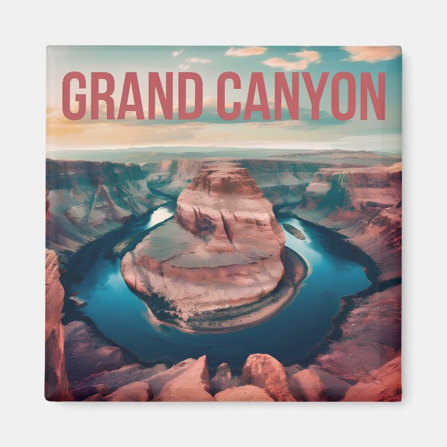 Íman Grande Canyon EUA vintage (Frente)