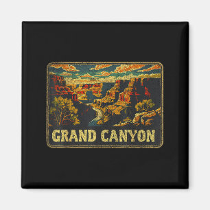 Íman Grande Canyon - Parque Nacional dos EUA Vintage Ho