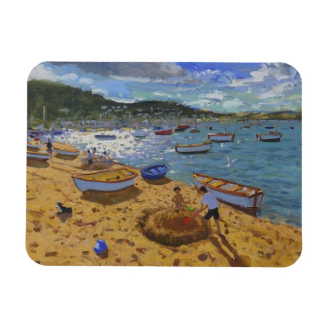 Íman Grande castelo de areia Teignmouth 2013 (Horizontal)