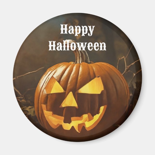 Íman Grande Coleção de Halloween de Pumpkin (Frente)