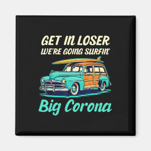 Íman Grande Corona Del Mar Praia Surf Menina Mulheres H