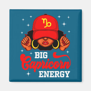 Íman Grande Energia de Capricórnio Mulher Negra Com Zod