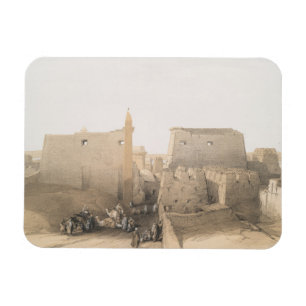 Íman Grande entrada para o Templo Luxor, Egito