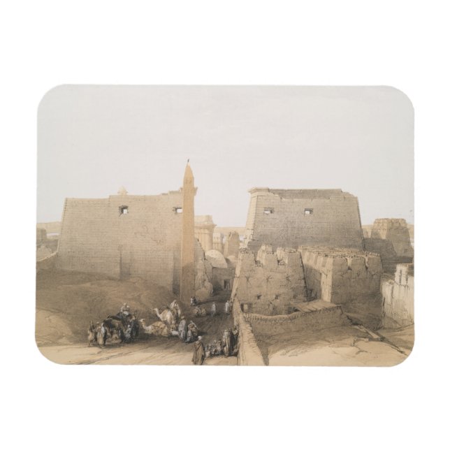 Íman Grande entrada para o Templo Luxor, Egito (Horizontal)