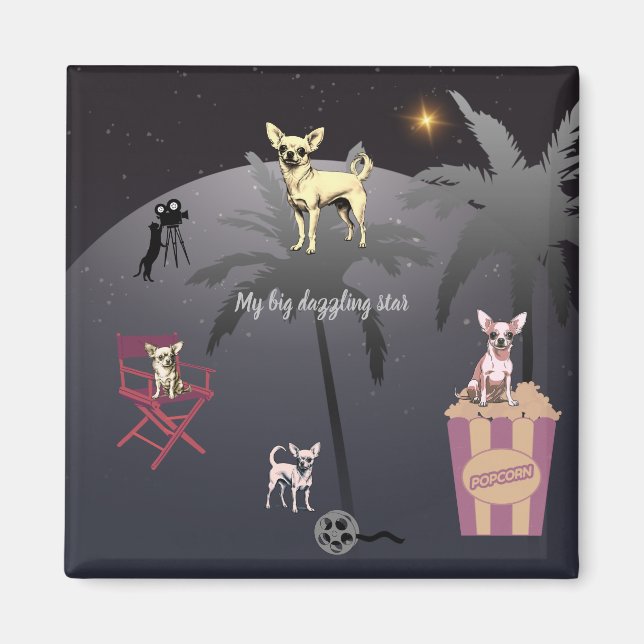 Íman Grande Estrela Dazzling (Frente)