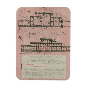 Íman Grande exposição, 1851: primeiro esboço para a