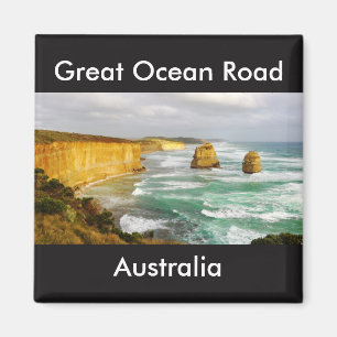 Íman Grande ímã de Austrália da estrada do oceano