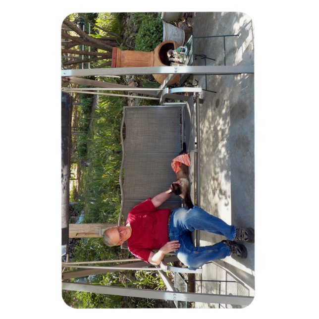 Íman Grande ímã de fotos personalizado (Vertical)