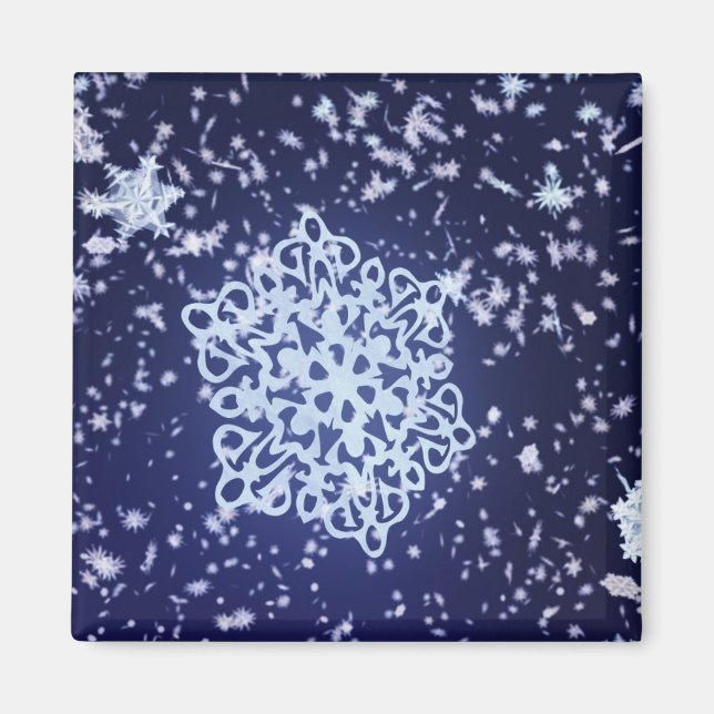 Íman Grande Inverno Noturno (Frente)