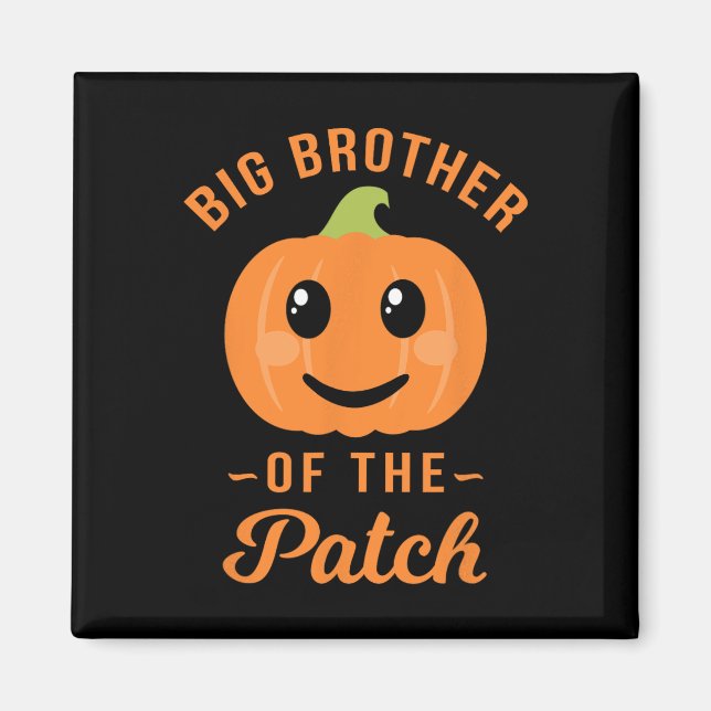 Íman Grande Irmão Do Patch - Hallowee Da Família Pumpki (Frente)