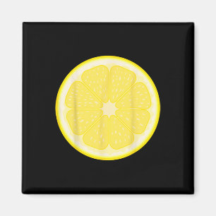 Íman Grande Lemon Fatiado Fita Fácil Fruta no Halloween