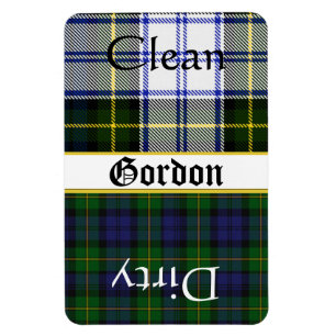 Íman Grande Magnet da lavadora de Xadrez Gordon Tartan
