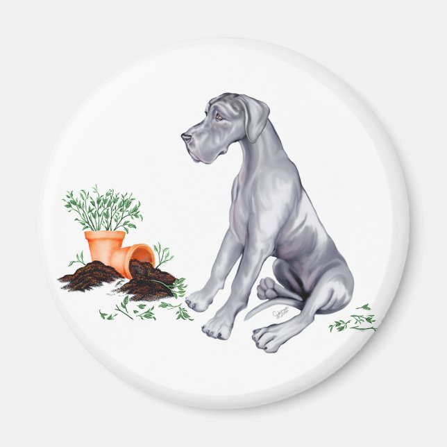 Íman Grande Malandro Pup Azul UC (Frente)