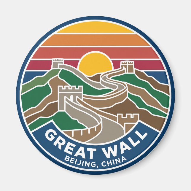 Íman Grande Muralha da China (Frente)