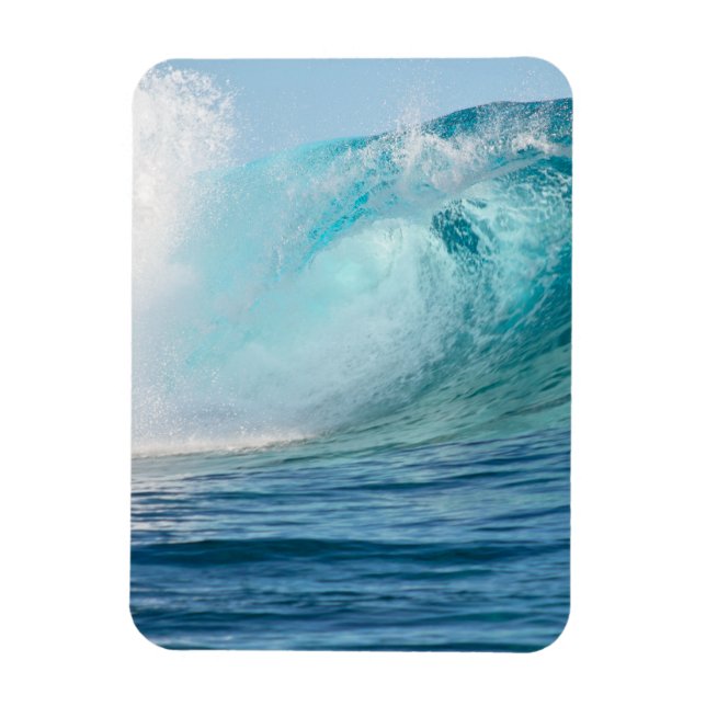Íman Grande onda oceânica quebrando ímã vertical (Vertical)