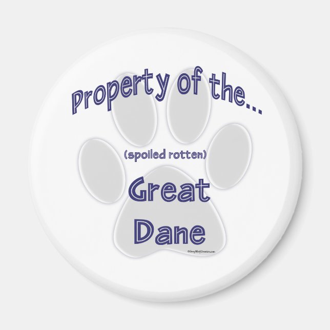 Íman Grande Propriedade Dane - Magnet (Frente)