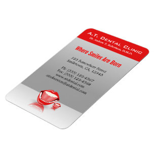 Íman Grande Sorriso de Boca Dental Grandes Magnetos Fle