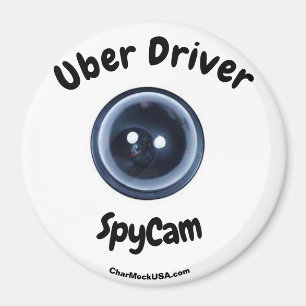 Íman grande SpyCam do Driver Uber