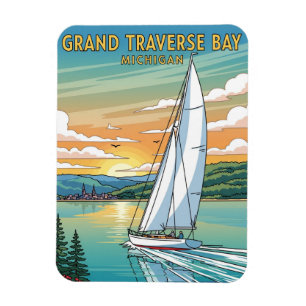 Íman Grande Traverse Bay Viagem