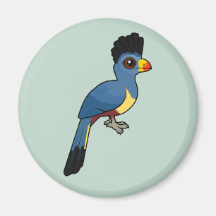 Íman Grande Turaco azul