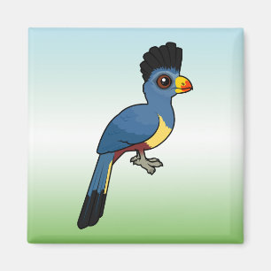 Íman Grande Turaco azul