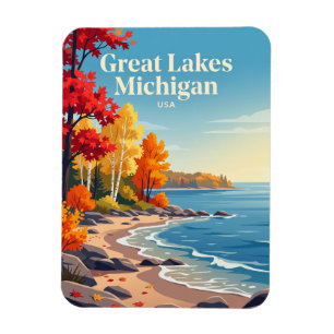 Íman Grandes Lagos Michigan EUA