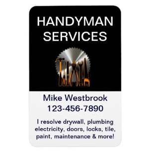 Íman Grandes Magnetes de Negócios para Handyman