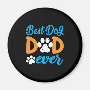 Íman Grandfather Gift Best Dog Dad Ever