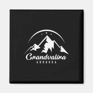 Íman Grandvalira Andorra Ski Resort Esquiando Snowboard