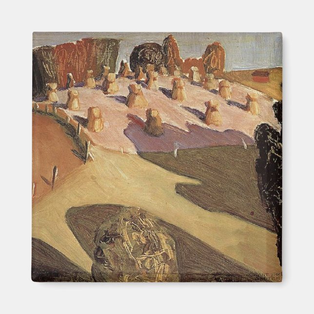 Íman Grant Wood - Iowa Landscape (Frente)