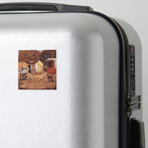 Íman Grant Wood - Os Comerciantes de Cavalos