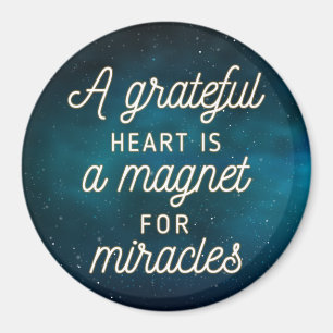 Íman Grateful Heart Magnet para milagres Magnet
