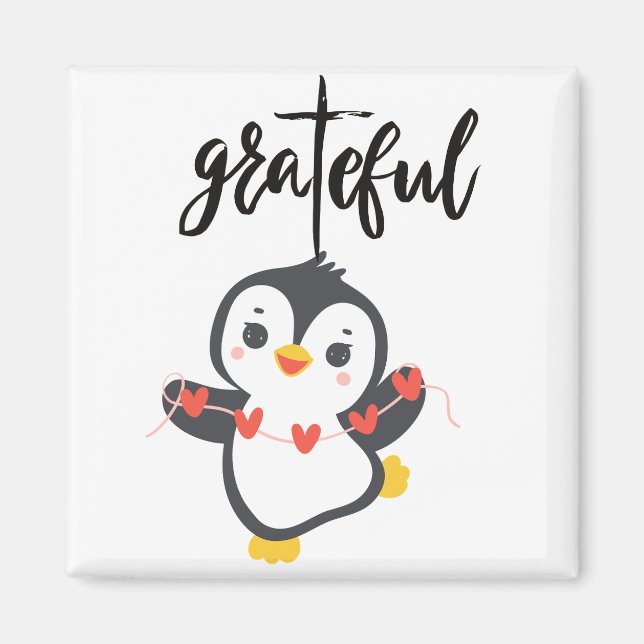 ÍMAN GRATEFUL PENGUIN MAGNET (Frente)