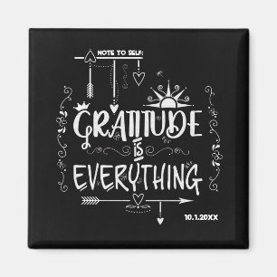 Íman Gratidão Chalkboard é tudo nota para si mesmo