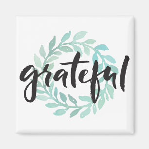 Íman Gratidão De Wreath Grateful