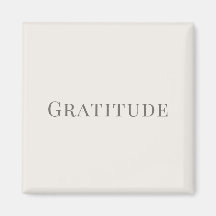 Gratitude – Minimal Typography Design